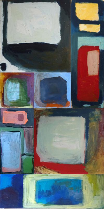 2012.  Tableau modulable support 180cmx90cm